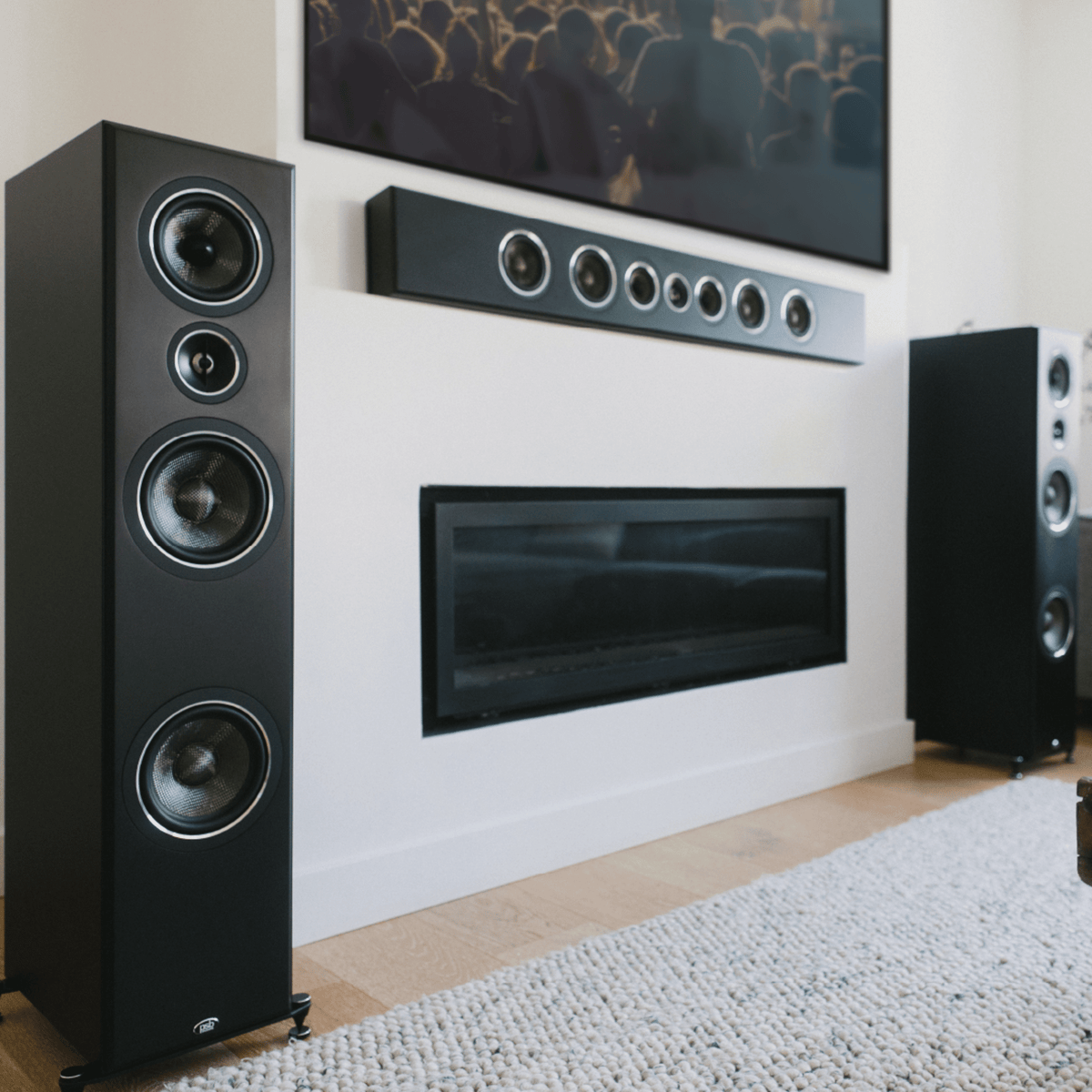 COMBO DEAL - Pair of PSB Imagine T65 Tower Speaker with Bluesound Powernode